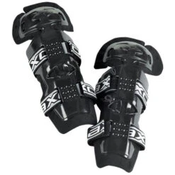 Axo De Luxe JR Youth MX Knee Guards Motocross Knee Guards Black
