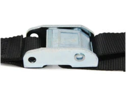 Heavy Duty Motorcycle Tie Downs Handlebar Loop Strap & Snap Hook Black/Black 25mm -Motorcycle Parts Store 17 TD0 BB 3