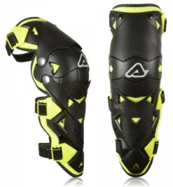 Acerbis MX Knee Guards Impact Evo 3.0 Black Yellow
