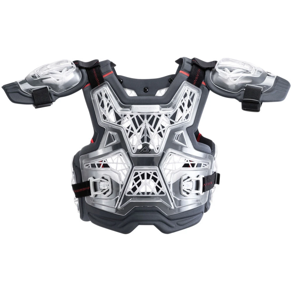 Acerbis Junior Kids MX Motocross Body Armour Black/Clear 1 Acerbis Junior Kids MX Motocross Body Armour Black/Clear