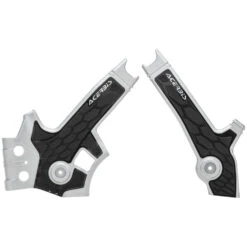 Acerbis X-Grip Frame Guards Suzuki DR650 1996 - 2021 Silver-Black