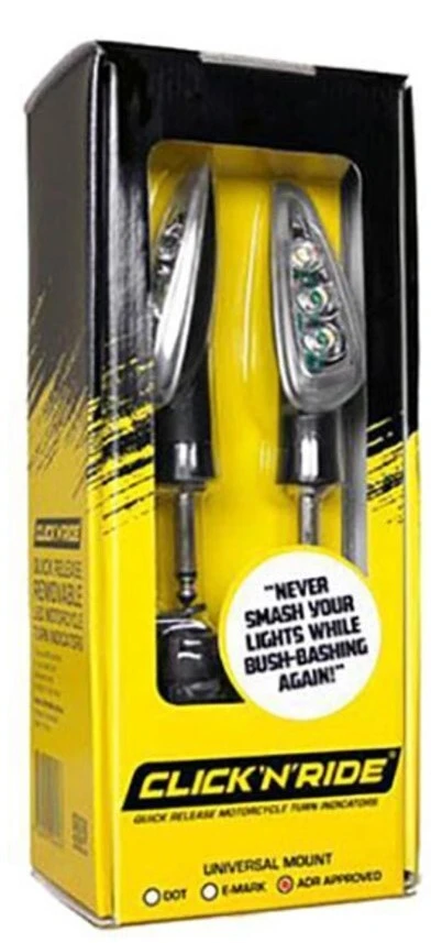 Click N Ride Quick Release Motorcycle Indicator Blinker 4 Pack 2 Click N Ride Quick Release Motorcycle Indicator Blinker 4 Pack - Image 2