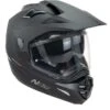 Nitro MX670 UNO DVS Dual Purpose Adventure Helmet Satin Black [Size: L]