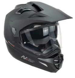 Nitro MX670 UNO DVS Dual Purpose Adventure Helmet Satin Black [Size: L]