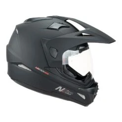 Nitro MX670 UNO DVS Dual Purpose Adventure Helmet Satin Black [Size: L] -Motorcycle Parts Store 85 601 c 1