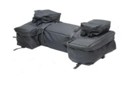 Atv Quad Rear Rack Storage Luggage Bag Universal Black