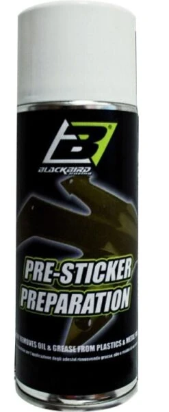 Black Bird Decal Prep Motorcycle Graphics Sticker Prep Cleaner