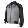 Motodry Street Motorcycle Jacket Hoody Black Grey 4XL