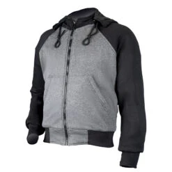 Motodry Street Motorcycle Jacket Hoody Black Grey 4XL