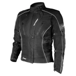 Motodry Siena Ladies Motorcycle Jacket Black White 24