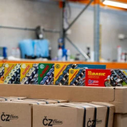 CZ 420 Gold MX Heavy Duty Motorcycle Race Chain 130 Links -Motorcycle Parts Store CZ 420MX 2