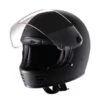 Eldorado E70 Retro Style Motorcycle Helmet Matt Black L