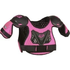 Fox Peewee Titan Roost Deflector MX Armour Black/Pink S/M