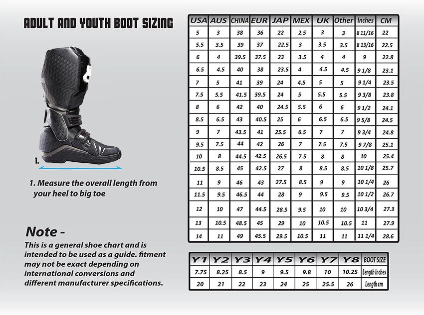 Fox Comp K MX Boots Black 13 2 Fox Comp K MX Boots Black 13 - Image 2