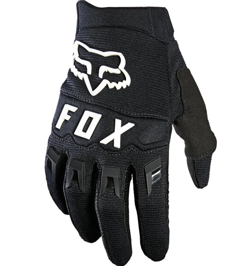 Fox 2022 Youth Dirtpaw MX Motocross Gloves Black/White YXS