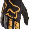 Fox 2022 Youth 180 Skew MX Motocross Gloves Black/Gold M
