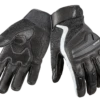 Rjays Radar Ventilated Motorcycle Gloves Black White M