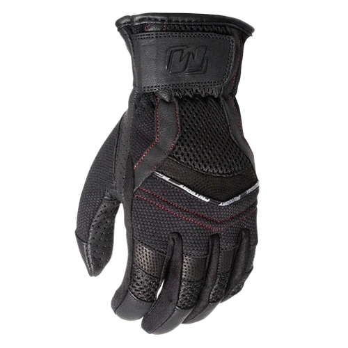 Motodry Summer Vented Motorcycle Gloves Black XXL