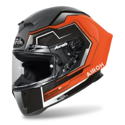 Airoh GP550-S Rush Road Motorcycle Helmet Orange Fluro Matt L