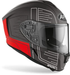 Airoh Spark Cyrcuit Road Motorcycle Helmet Matt Red XXL -Motorcycle Parts Store HASPA237 1