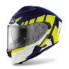 Airoh Spark Rise Road Motorcycle Helmet Matt Blue Yellow XXL