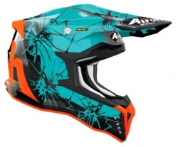 Airoh Strycker Crack Off Road Motorcycle Helmet Gloss XXL -Motorcycle Parts Store HASTR097 1