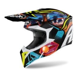 Airoh Wraap Lollipop Off Road Motorcycle Helmet Gloss XXL