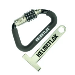 Motorcycle Helmetlok Ii & T-Bar Combo Helmet Lock