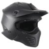 RXT Warrior II Motorcycle Helmet Matt Black Street Fighter Road Open Full Face [Size: XL]