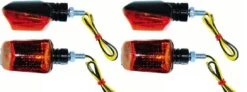 MCS Yamaha - Mini Blinkers - 4 Pack Motorcycle Indicators - Suzuki Kawasaki Honda KTM