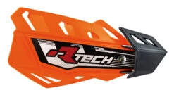 - Racetech Flex Ventred Orange MX Hand Guards Motocross Handguards