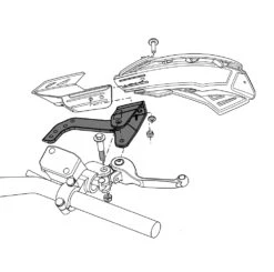 - Racetech Flex Ventred Orange MX Hand Guards Motocross Handguards -Motorcycle Parts Store KITPMFLAR00 0 3