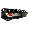 - Racetech Flex Vented Black MX Hand Guards Motocross Handguards