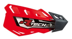 - Racetech Flex Ventred Red MX Hand Guards Motocross Handguards