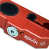 Kovix Alarmed Handle Bar Lock Red