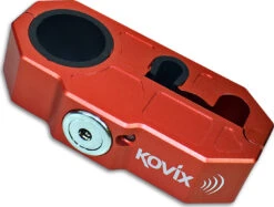 Kovix Alarmed Handle Bar Lock Red
