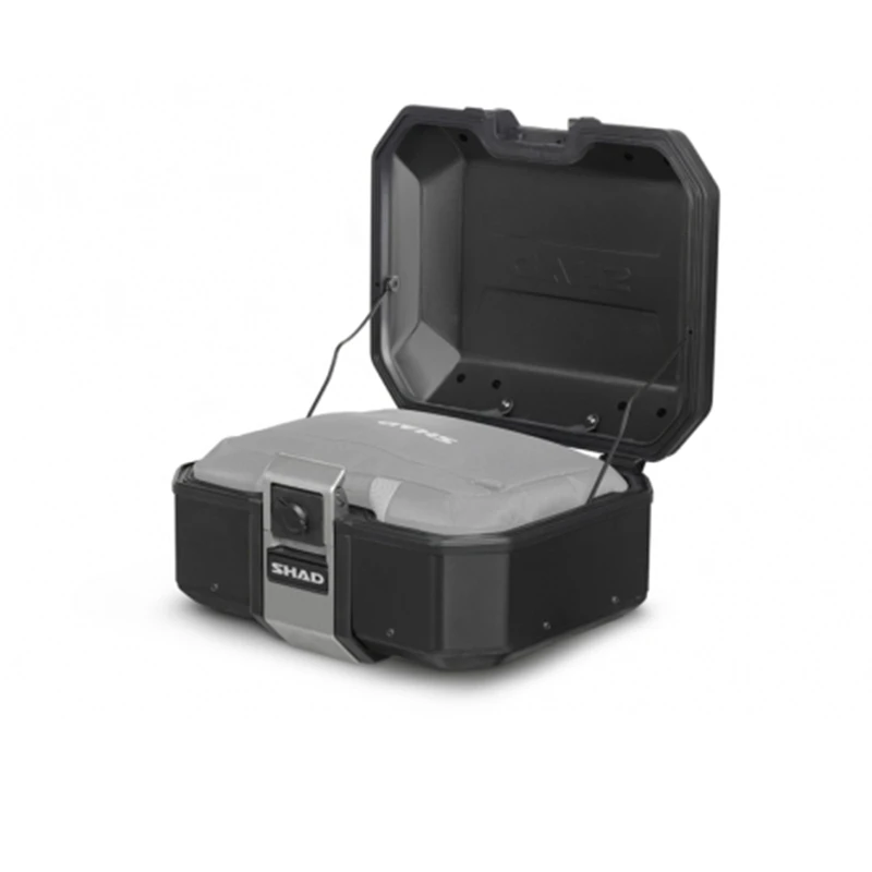 Shad TR37 Universal Motorcycle Top Box Alloy Black 37L 2 Shad TR37 Universal Motorcycle Top Box Alloy Black 37L - Image 2