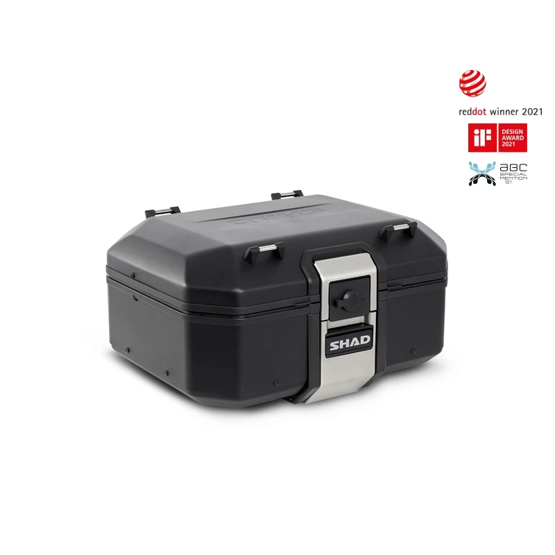 Shad TR37 Universal Motorcycle Top Box Alloy Black 37L 1 Shad TR37 Universal Motorcycle Top Box Alloy Black 37L
