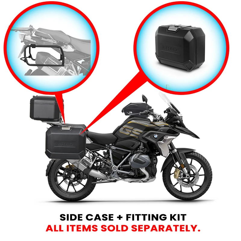 Shad TR47R Motorcycle Pannier Alluminum Right Case Only 5 Shad TR47R Motorcycle Pannier Alluminum Right Case Only - Image 5
