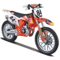 Maisto Red Bull KTM450 SX-F Jeff Herlings No. 84 KTM Toy Motocross MX Model 1:18 -Motorcycle Parts Store MOD372 2