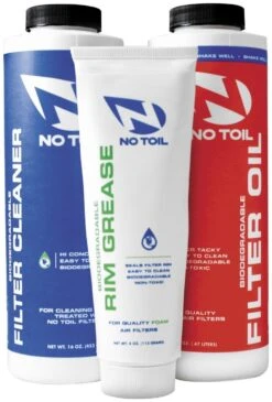 No Toil 3 Pack Air Filter Oil, Cleaner & Grease
