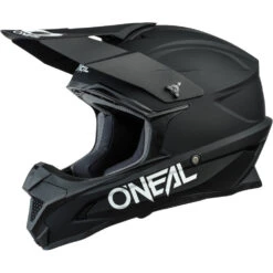 Oneal 2021 Series 1 Solid Black MX Motocross Helmet L