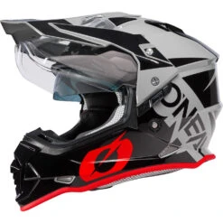 Oneal Sierra 23 Adventure MX Helmet Black Grey Red [Size: L] -Motorcycle Parts Store ON081801 c 1