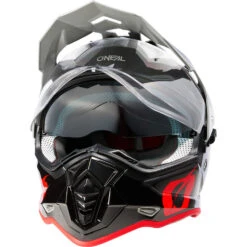 Oneal Sierra 23 Adventure MX Helmet Black Grey Red [Size: L] -Motorcycle Parts Store ON081801 c 3