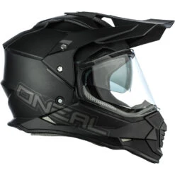 Oneal Sierra 23 Adventure Dual Sport Helmet Flat Black [Size: L] -Motorcycle Parts Store ON081852 c 1
