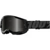 100% Percent Strata 2 Mirror Lense Motocross MX Goggles Black
