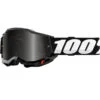 100% Percent Accuri 2 Silver Mirror Lense Motocross MX Goggles Black