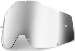100% Percent Silver Mirror Anti Fog Motocross MX Lens Youth