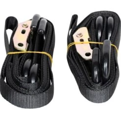 Oneal 4 Pairs Heavy Duty Motorcycle Tie Downs Motorbike Tie Down Straps Black -Motorcycle Parts Store ONTIE1BK 4PACK 0 2