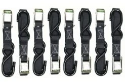 Oneal 4 Pairs Heavy Duty Motorcycle Tie Downs Motorbike Tie Down Straps Black